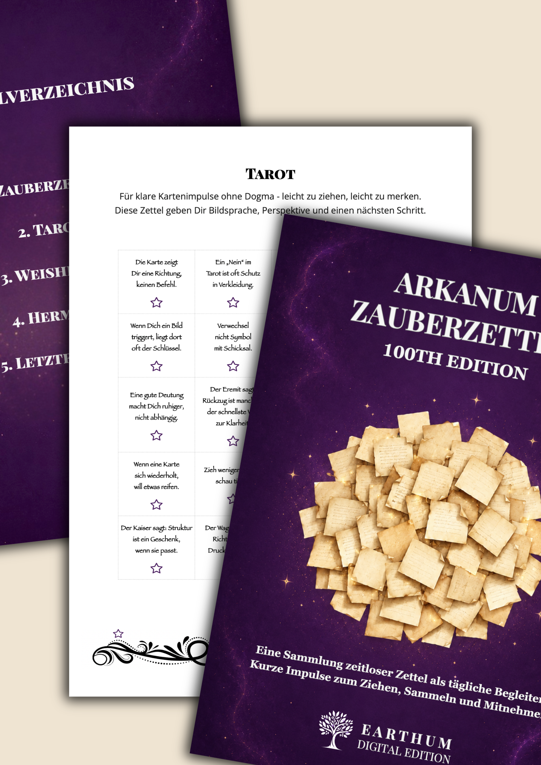 Arkanum Zauberzettel