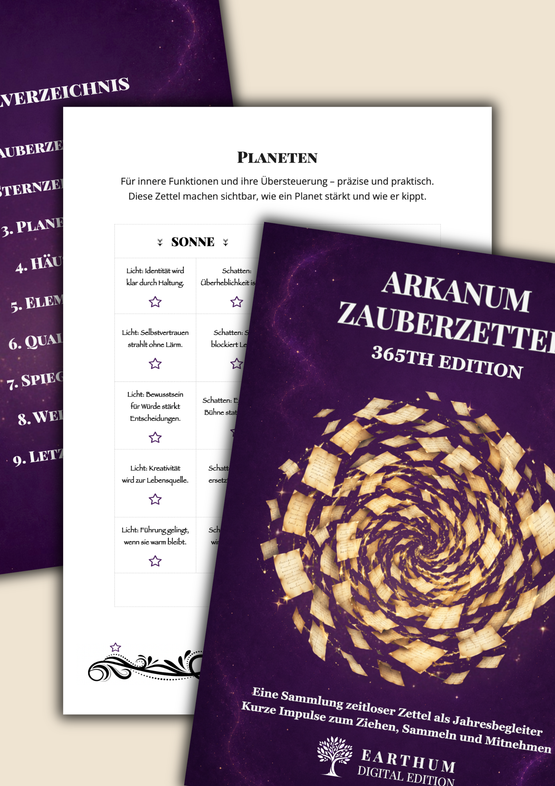 Arkanum Zauberzettel