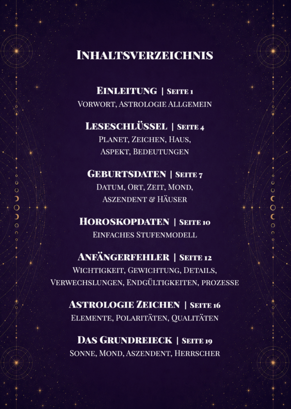 ASTROLOGIE & STERNENBILDER