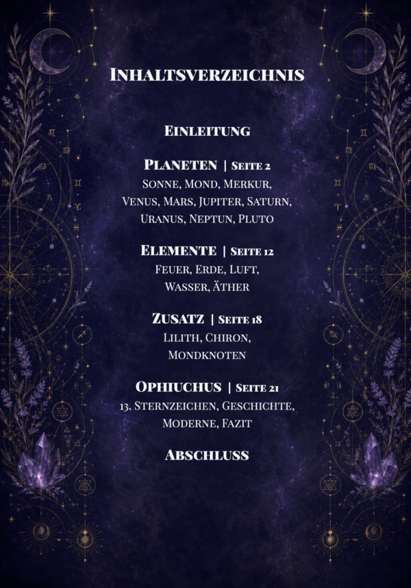 ASTROLOGISCHE ALCHEMIE
