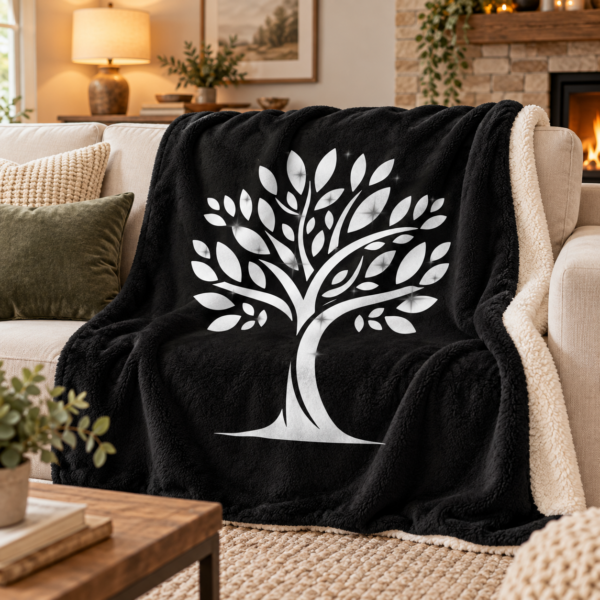 SHERPA FLEECE DECKE | EARTHUM BAUM