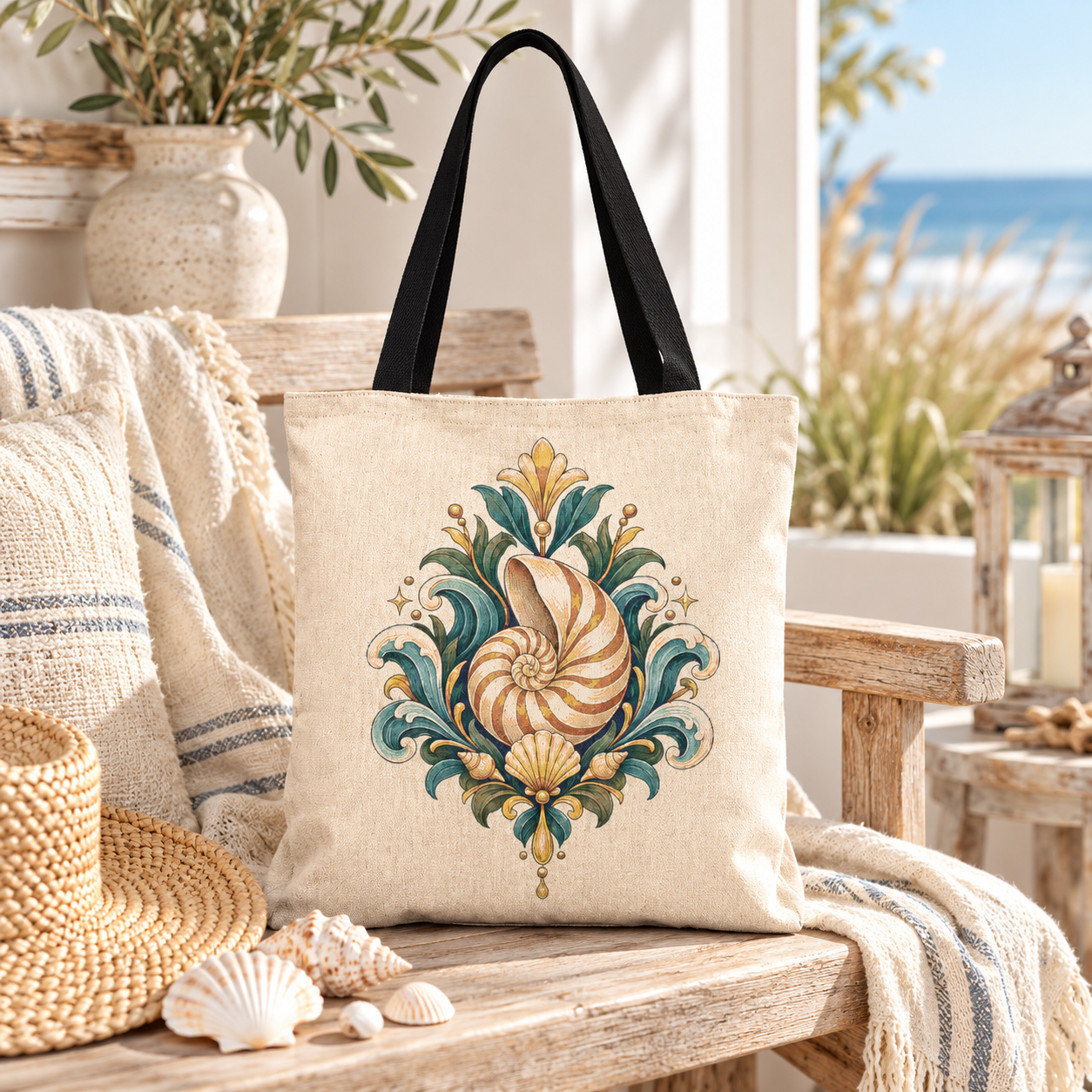 STROHTASCHE | EDELMUSCHEL - Image 3
