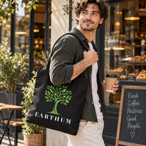 BOLSA TELA | EARTHUM LOGO