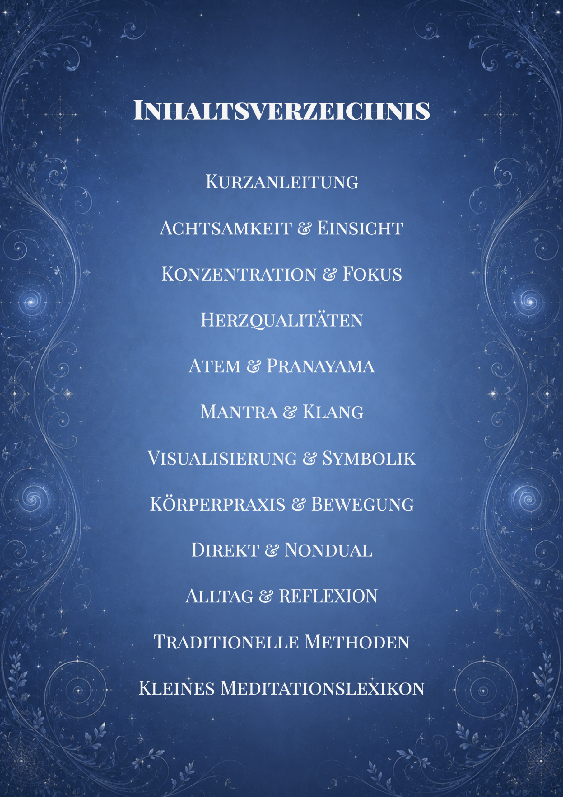 Liste der Meditationen