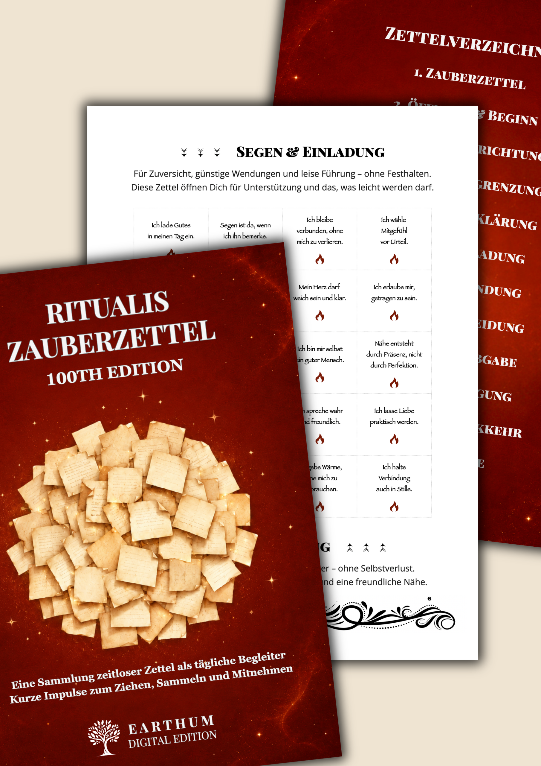 Ritualis Zauberzettel