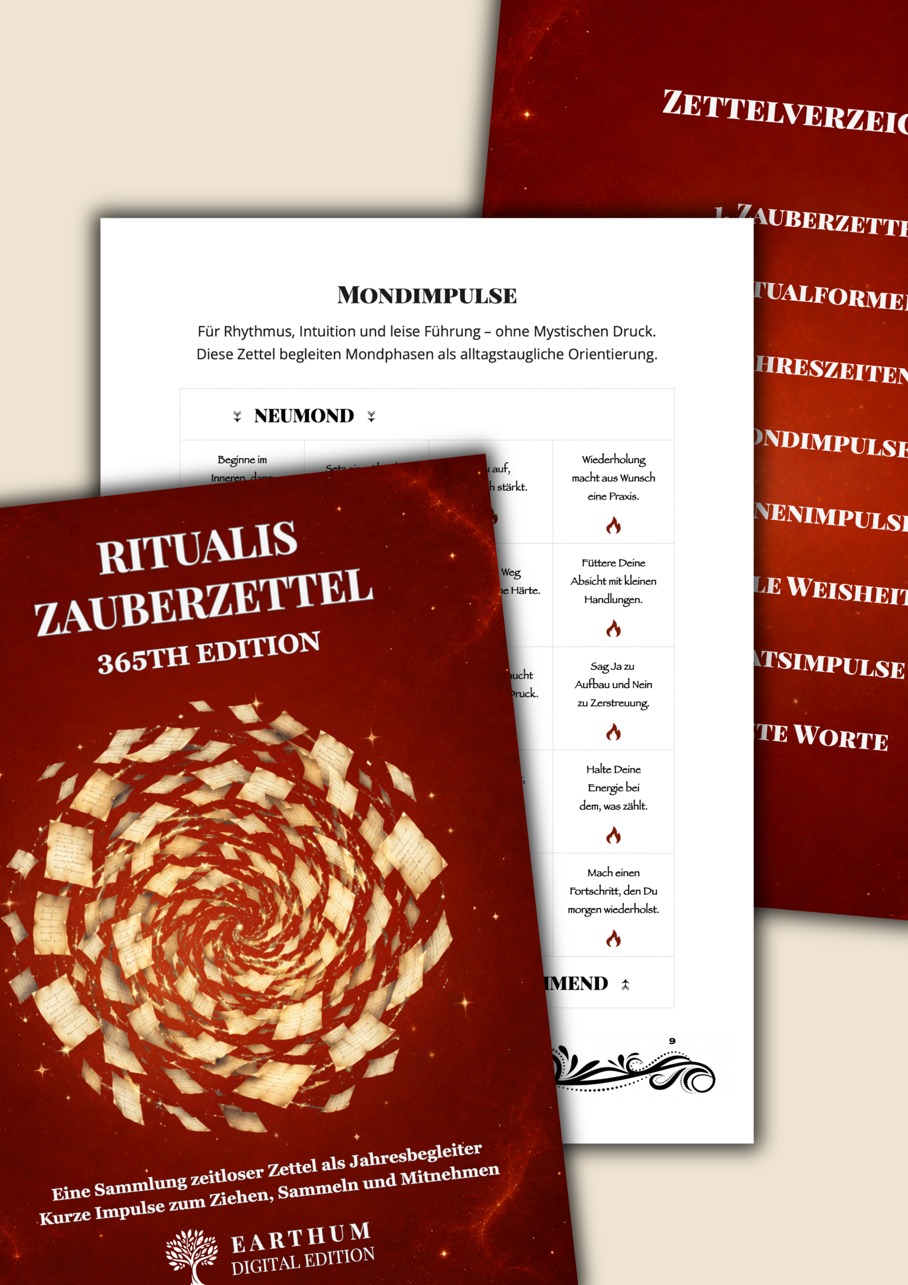 Ritualis Zauberzettel