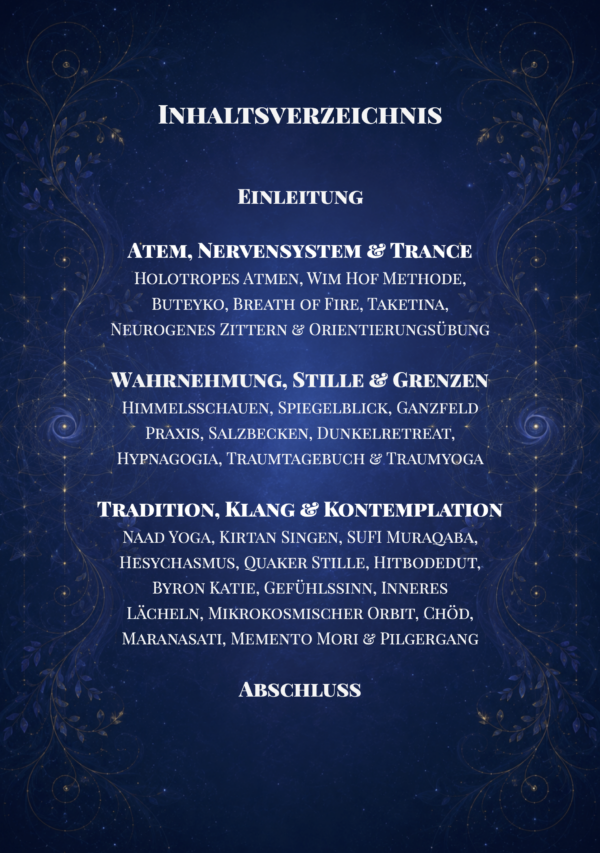 VERTIEFENDE MEDITATIONSWEGE