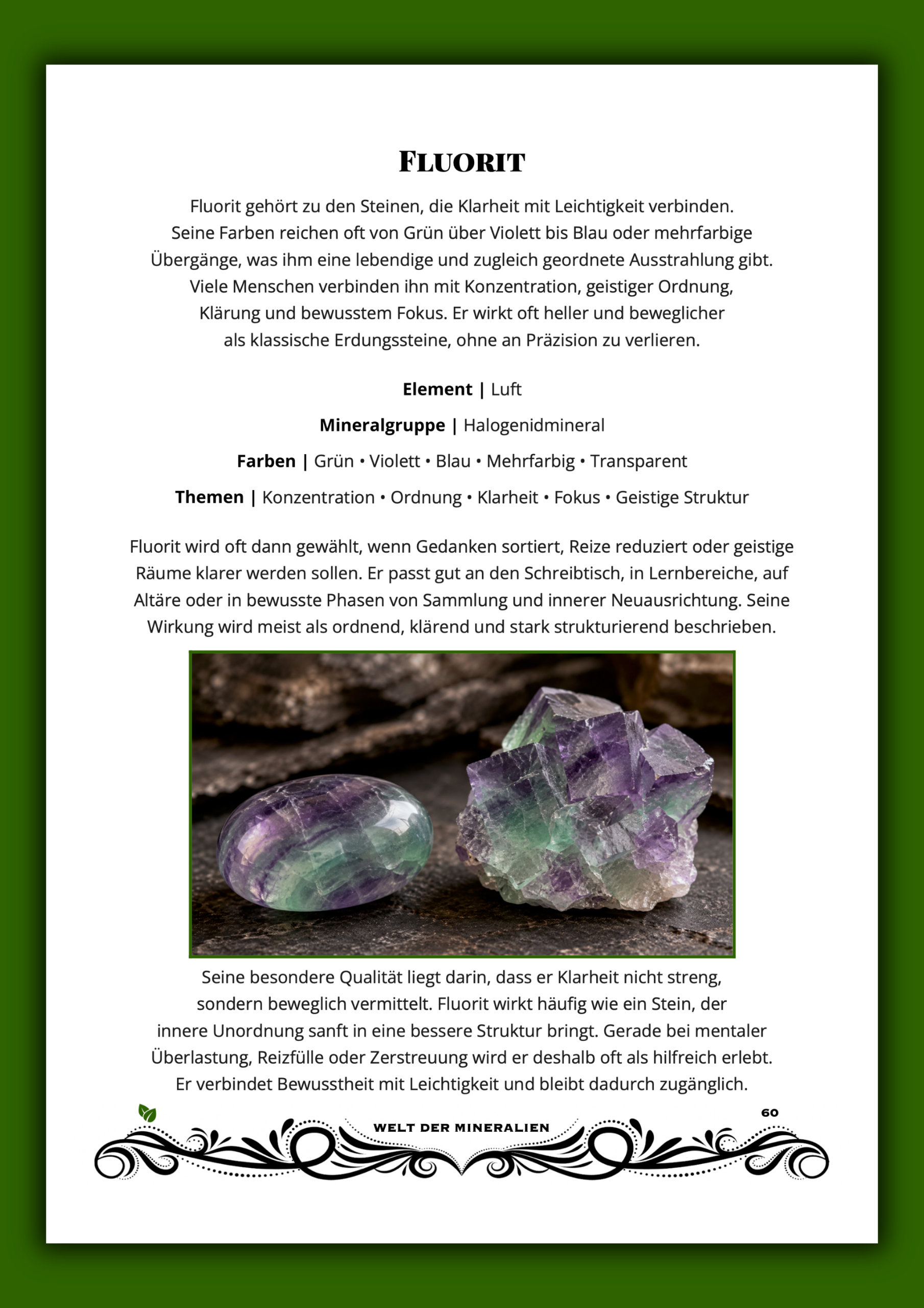 Welt der Mineralien
